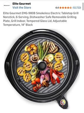 Electric Tabletop Grill